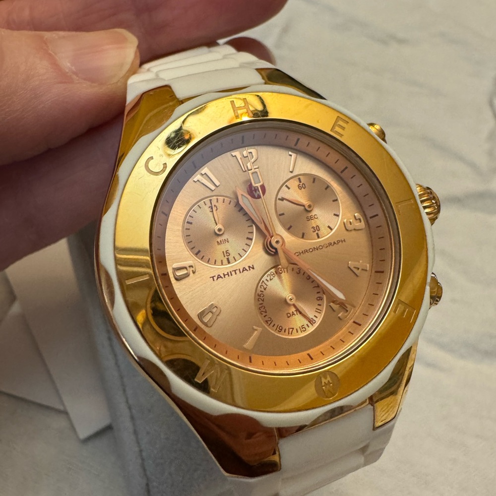 Michele Tahitian Jelly Bean Rose Gold